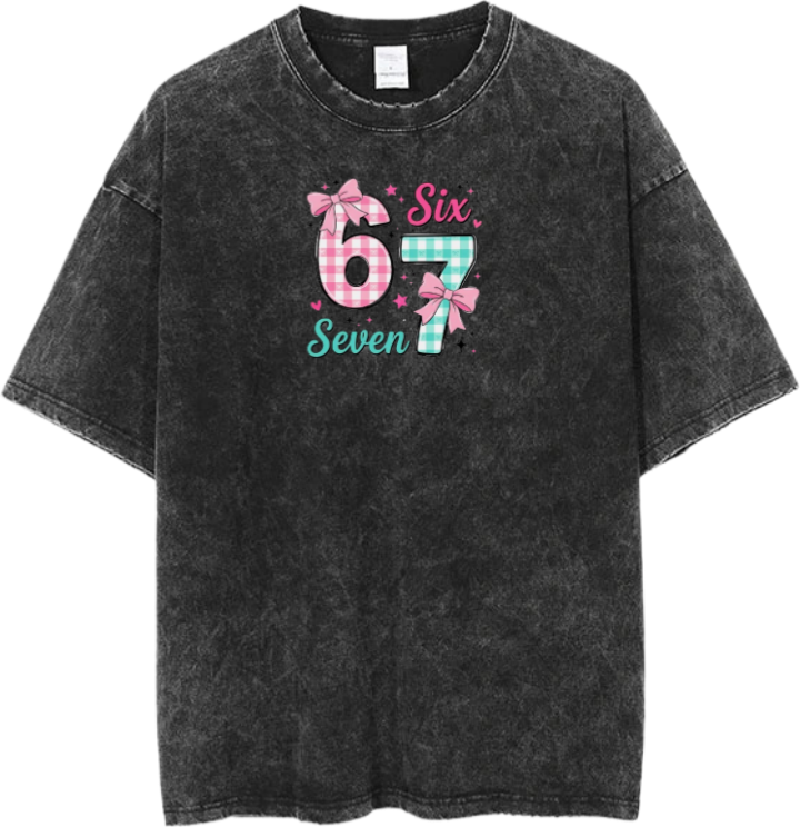 67 designs One Size t- shirt Washed 39
