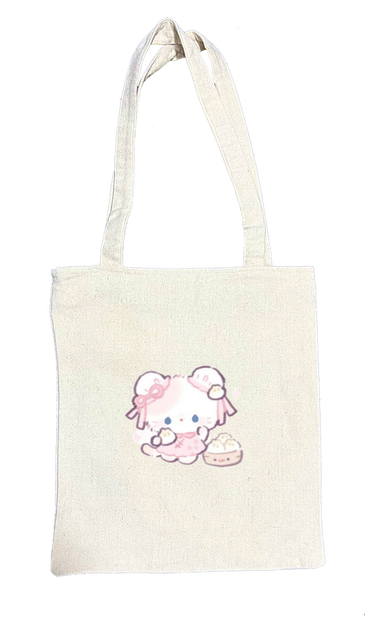 bunny tote bag White 39