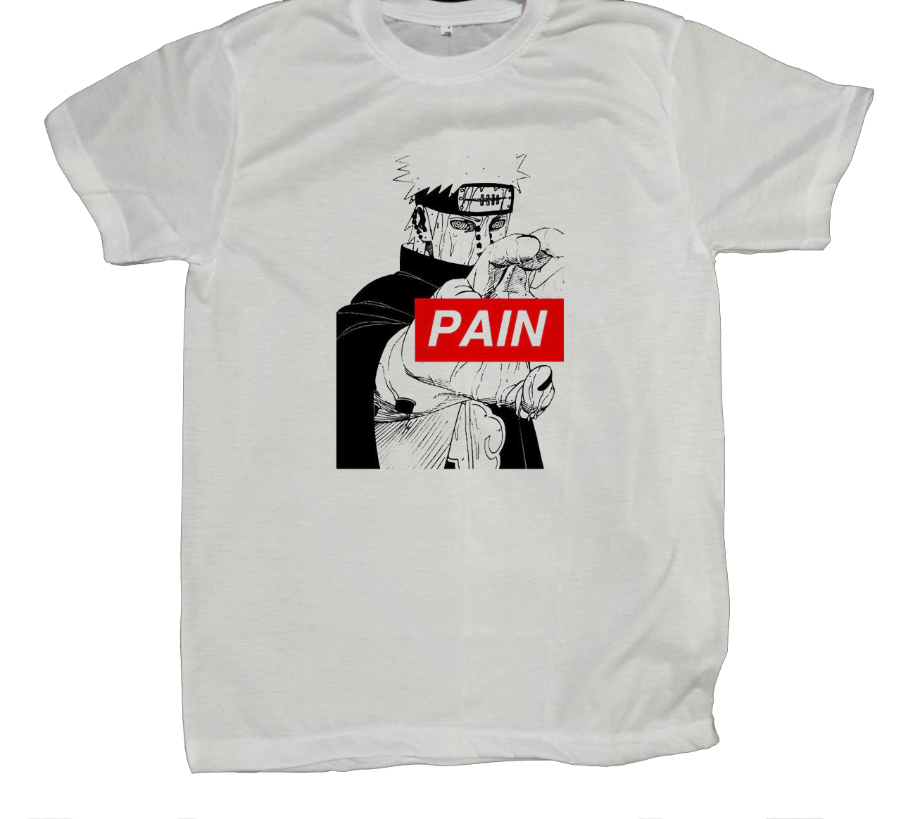 Naruto Shippuden t- shirt fat White 39