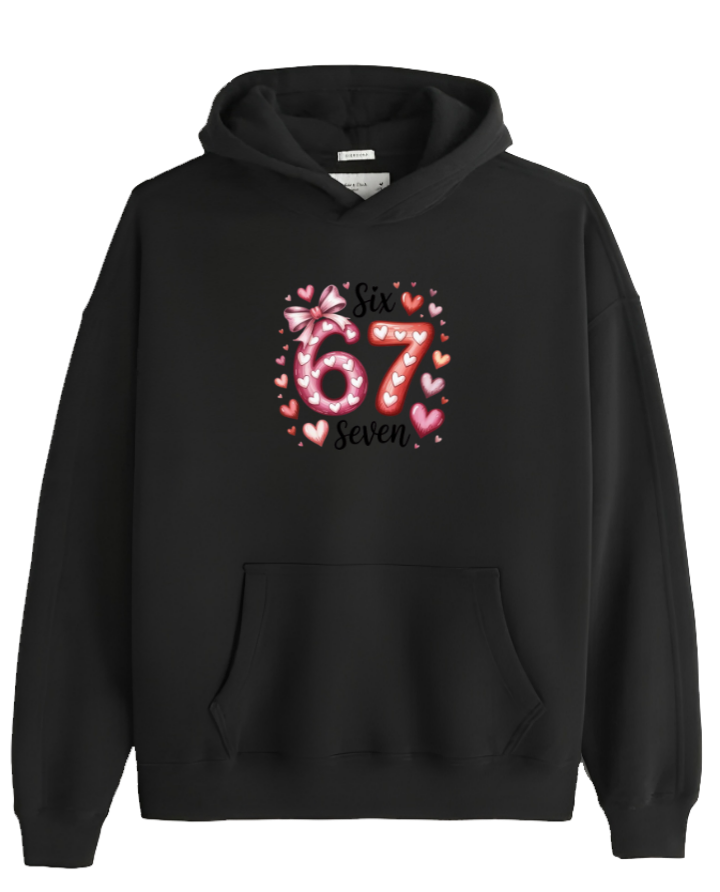 designs 67 Oversize Hoodie Black 39