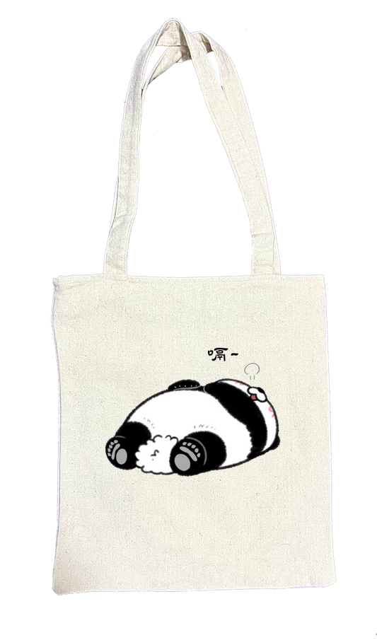 PANDA tote bag beige 39