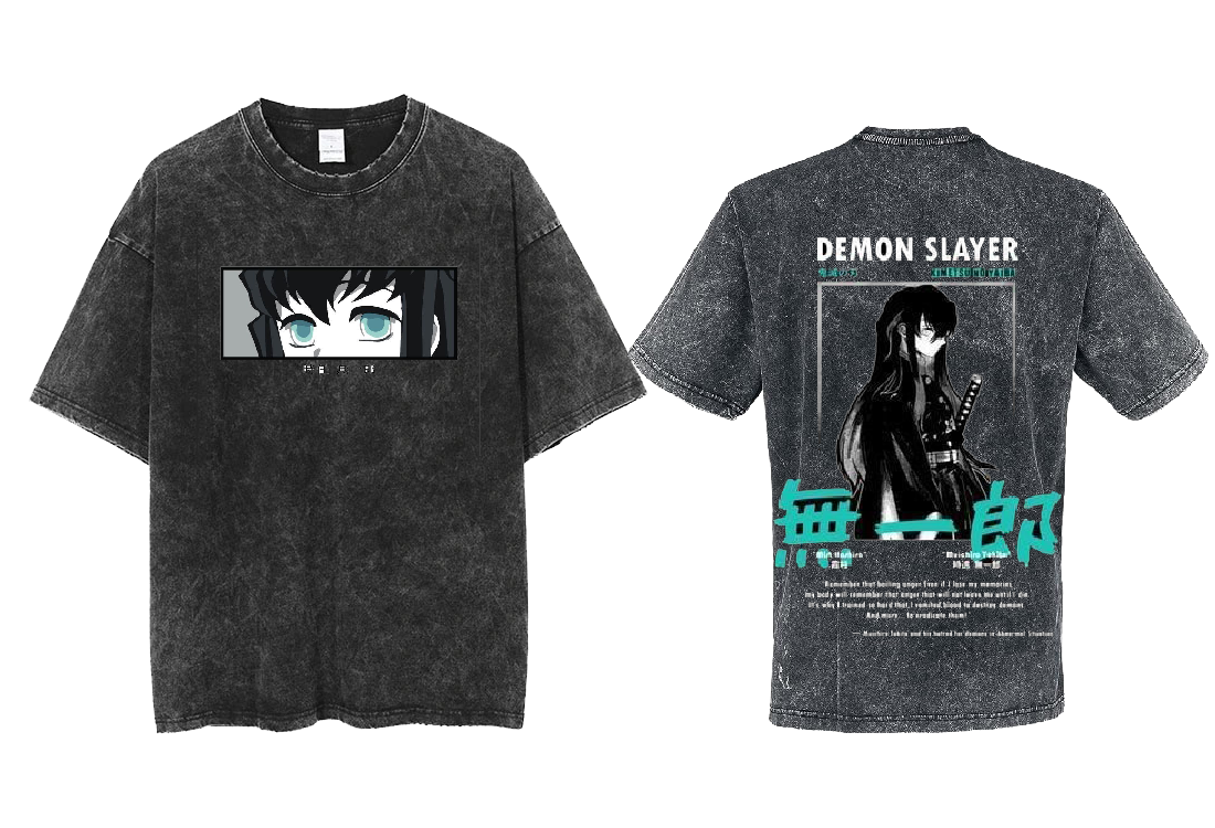 Anime Demon slayer nezuko tanjiro  One Size t- shirt Washed 39