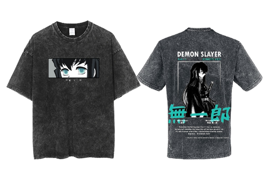 Anime Demon slayer nezuko tanjiro  One Size t- shirt Washed 39