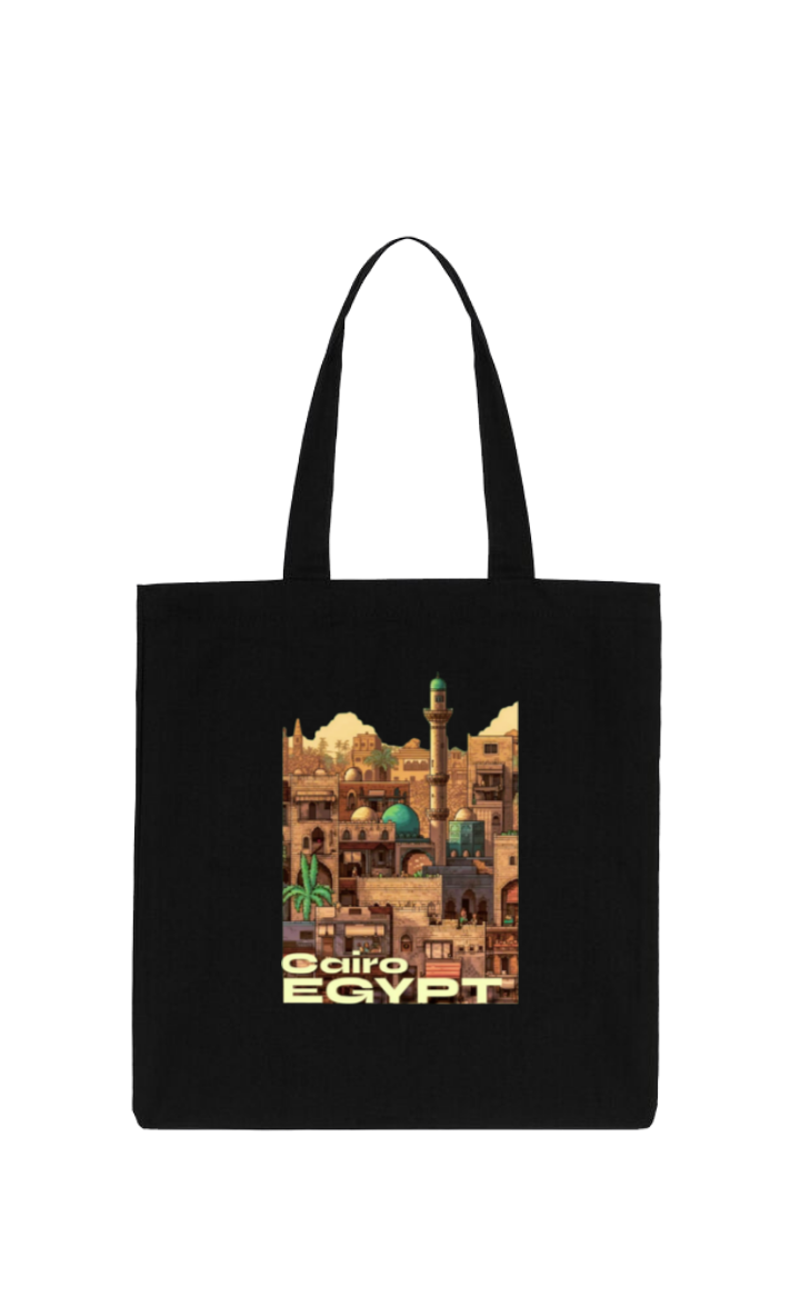 Egypt tote bag Black 39