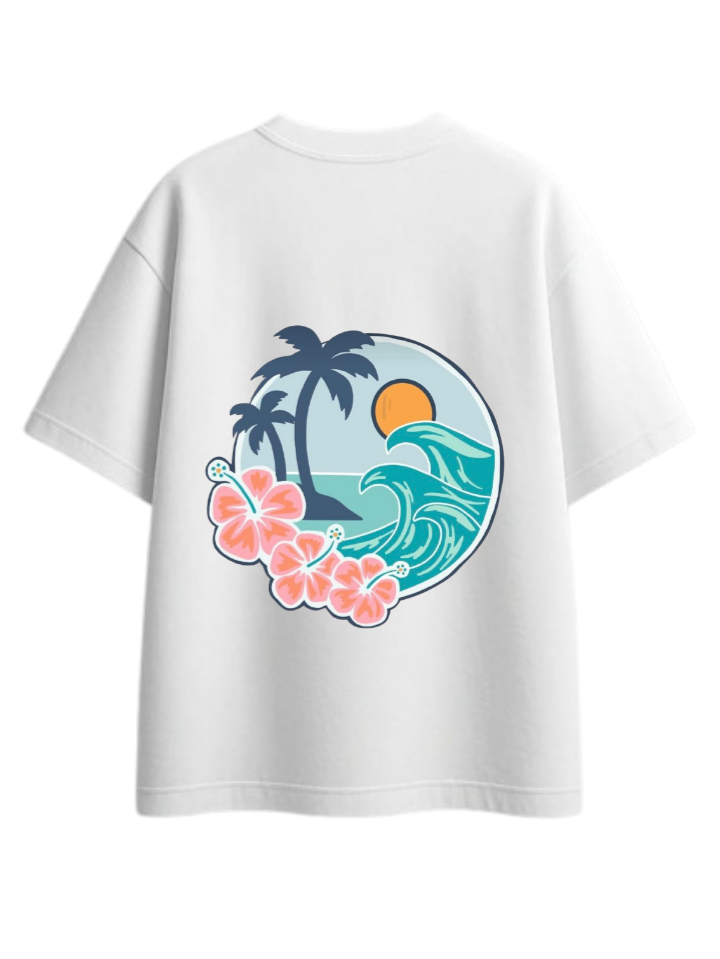 Summer Vibes t- shirt White Back 39