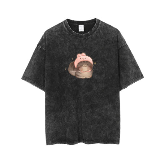 cat One Size t- shirt  Washed 39