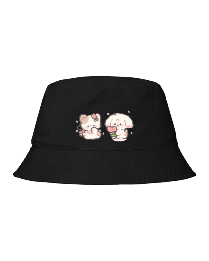 bunny Bucket hat Fishman hat cap Black 39