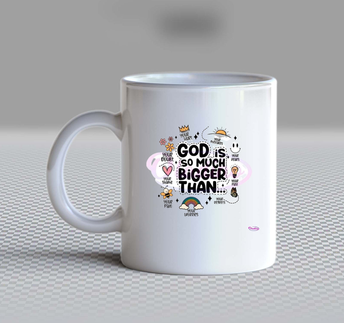 GOD is SO MUCH BIGGER THAN ... Mug White  116