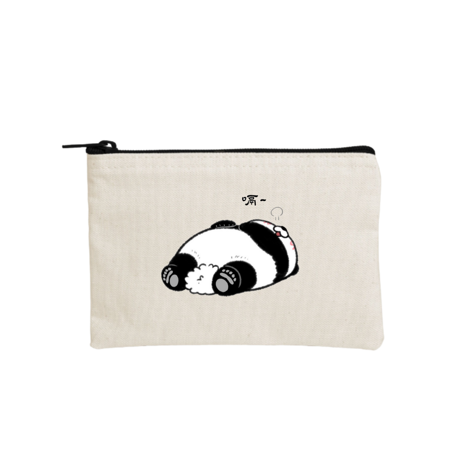 PANDA wallet pencil case Beige 39