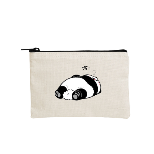 PANDA wallet pencil case Beige 39