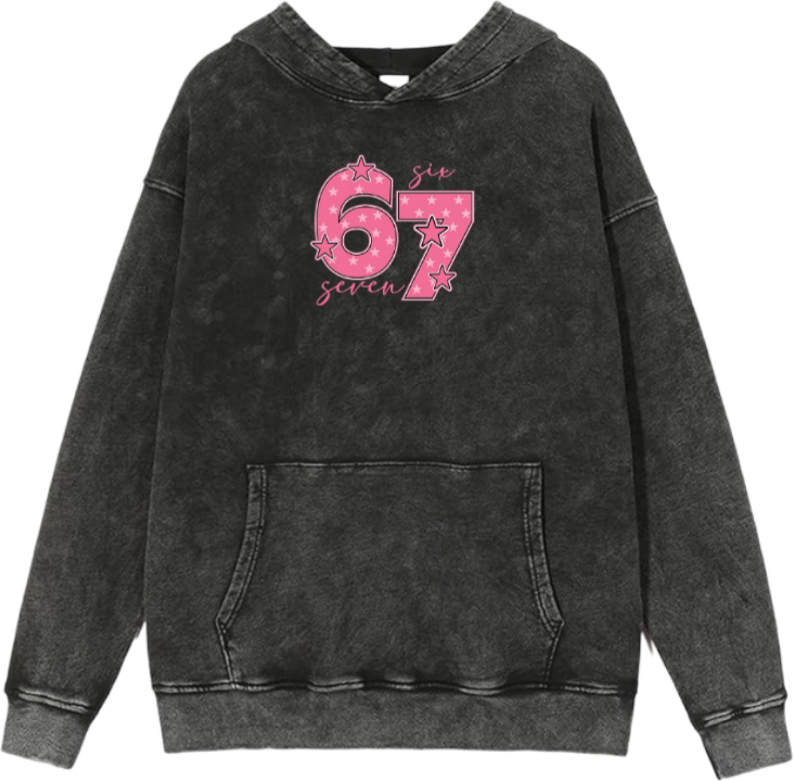 67 designs Oversize Hoodie Washed 39