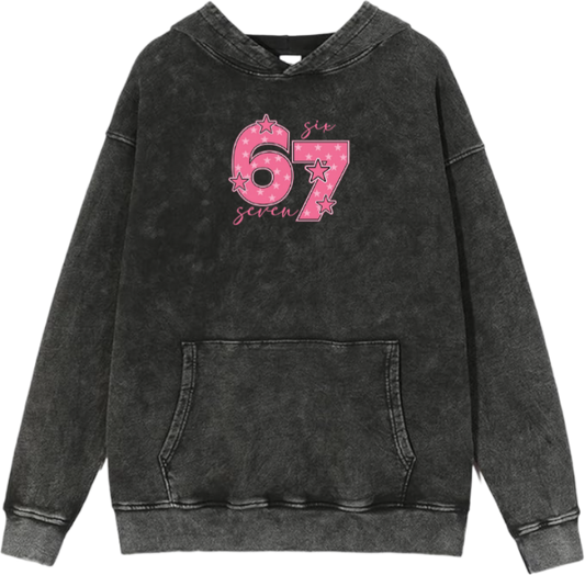 67 designs Oversize Hoodie Washed 39