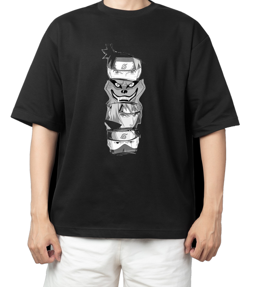 Naruto Shippuden t- shirt One Size Black 39