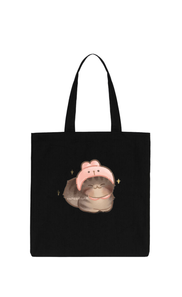 cat tote bag Black 39