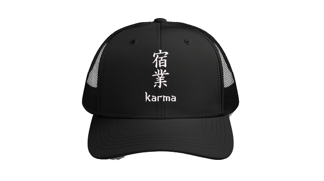 Baseball cap Black karma 39