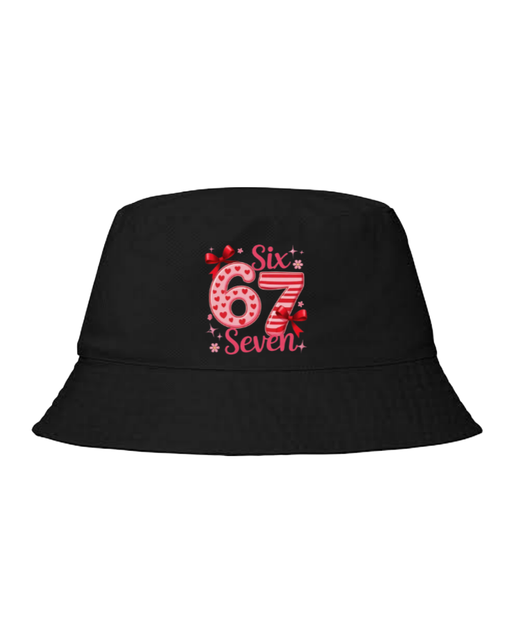 67 designs Bucket hat Fishman hat cap Black 3