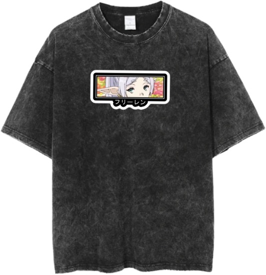 Frieren Beyond Journey's End t- shirt One Size Washed 3