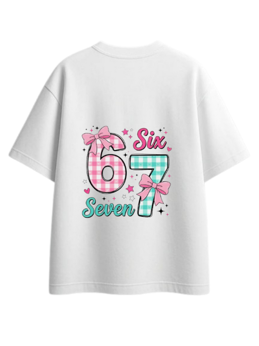 67 designs One Size t- shirt White Back 3