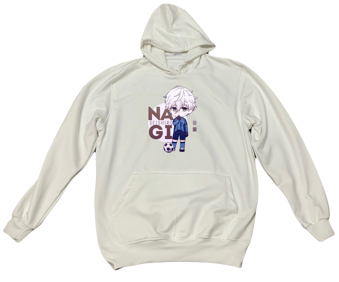 blue lock One Size hoodie White 3