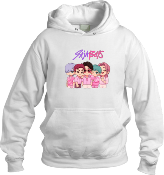 Hunterix kpop Oversize  Hoodie White 33