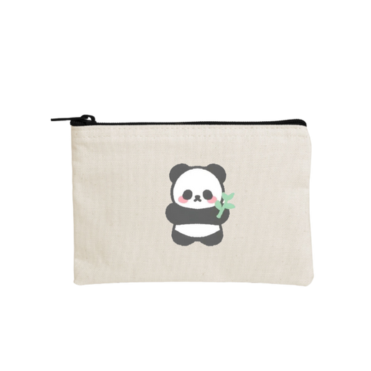 PANDA wallet pencil case Beige 3