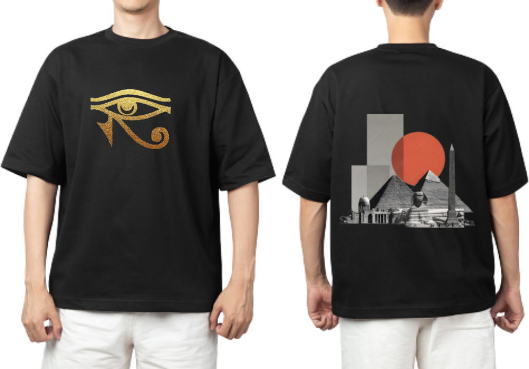 Egypt t- shirt One Size Black Back 3