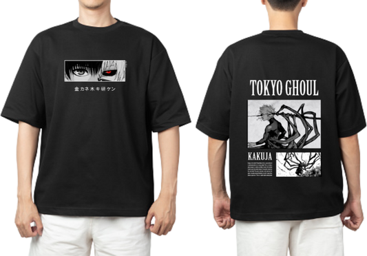 Tokyo ghoul t- shirt One Size Black Back 3