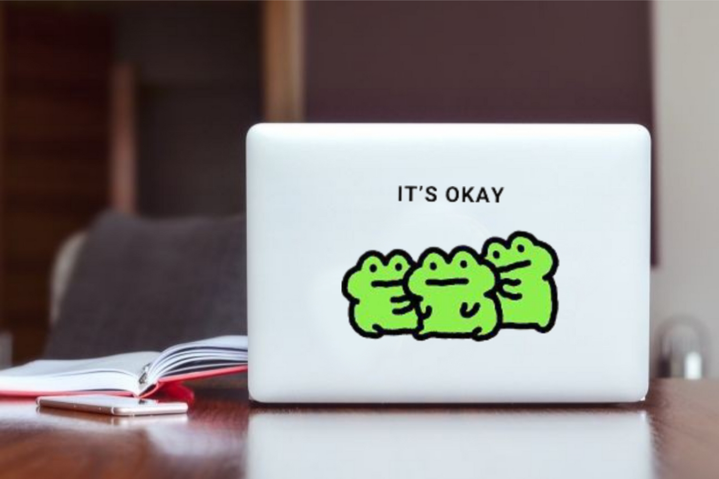 Frog Laptop Sticker 3