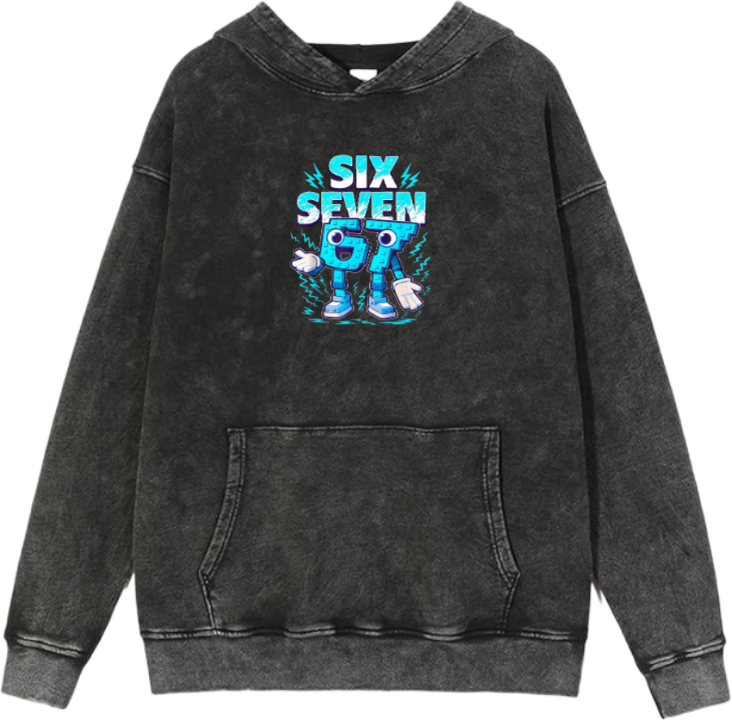 67 designs Oversize Hoodie Washed 3