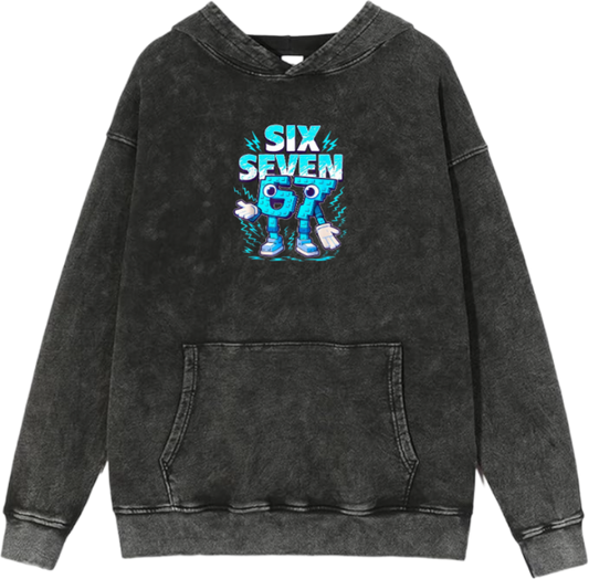 67 designs Oversize Hoodie Washed 4