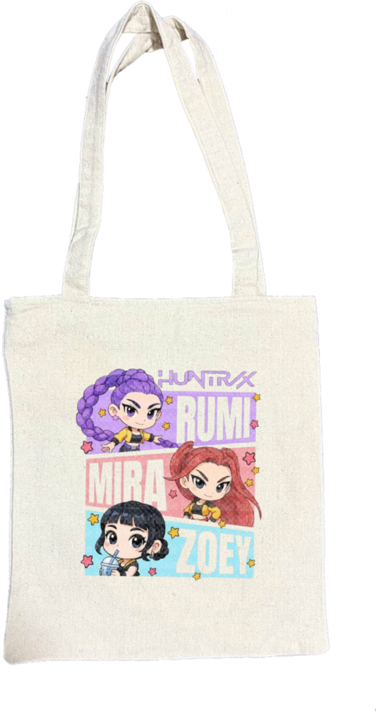 Hunterix kpop tote bag Beige 3