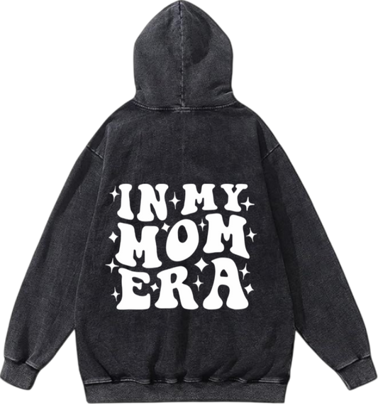 Mom dad parents Oversize Hoodie Washed gray Back 3