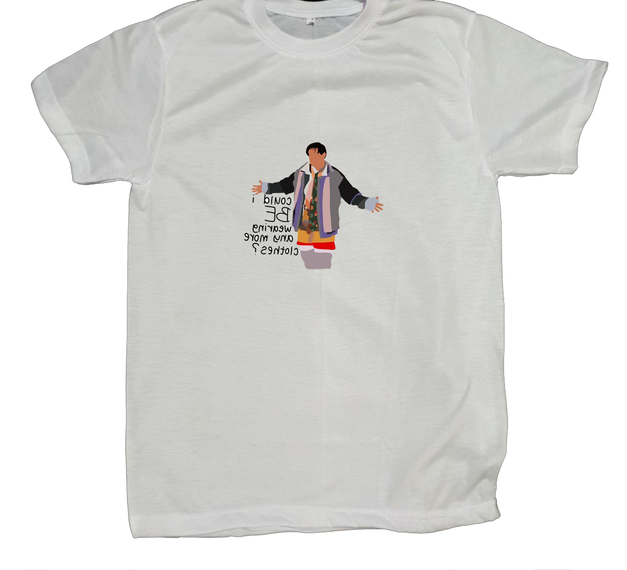 Friends t- shirt fat White 3