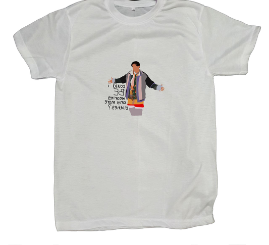 Friends t- shirt fat White 3