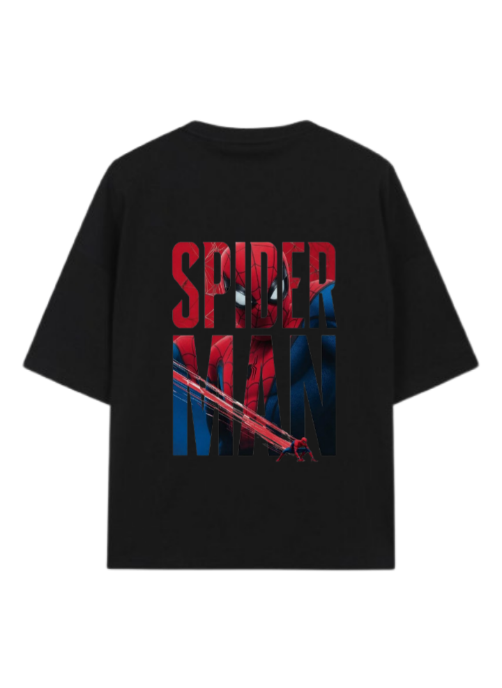 Spiderman t- shirt One Size Black Back 3