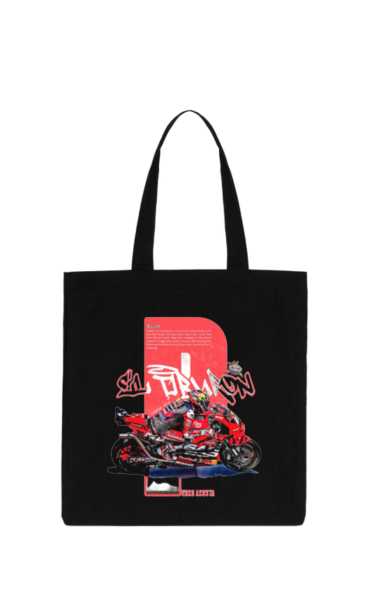 MOTOR CYCLE tote bag Black 3