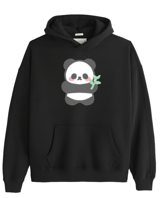 PANDA Oversize Hoodie Black 3