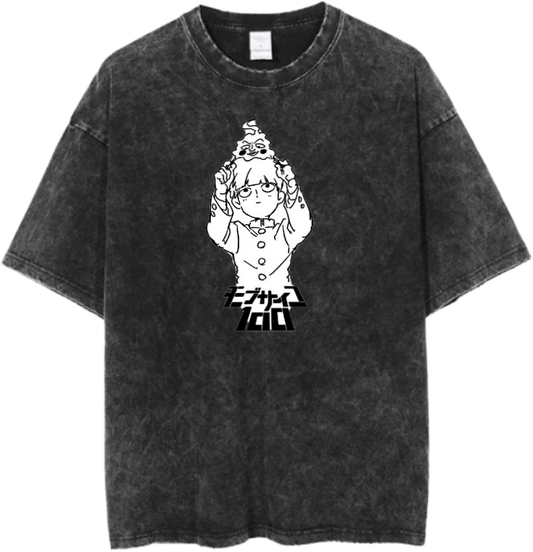 Mob Psycho 100 t- shirt One Size Washed 3