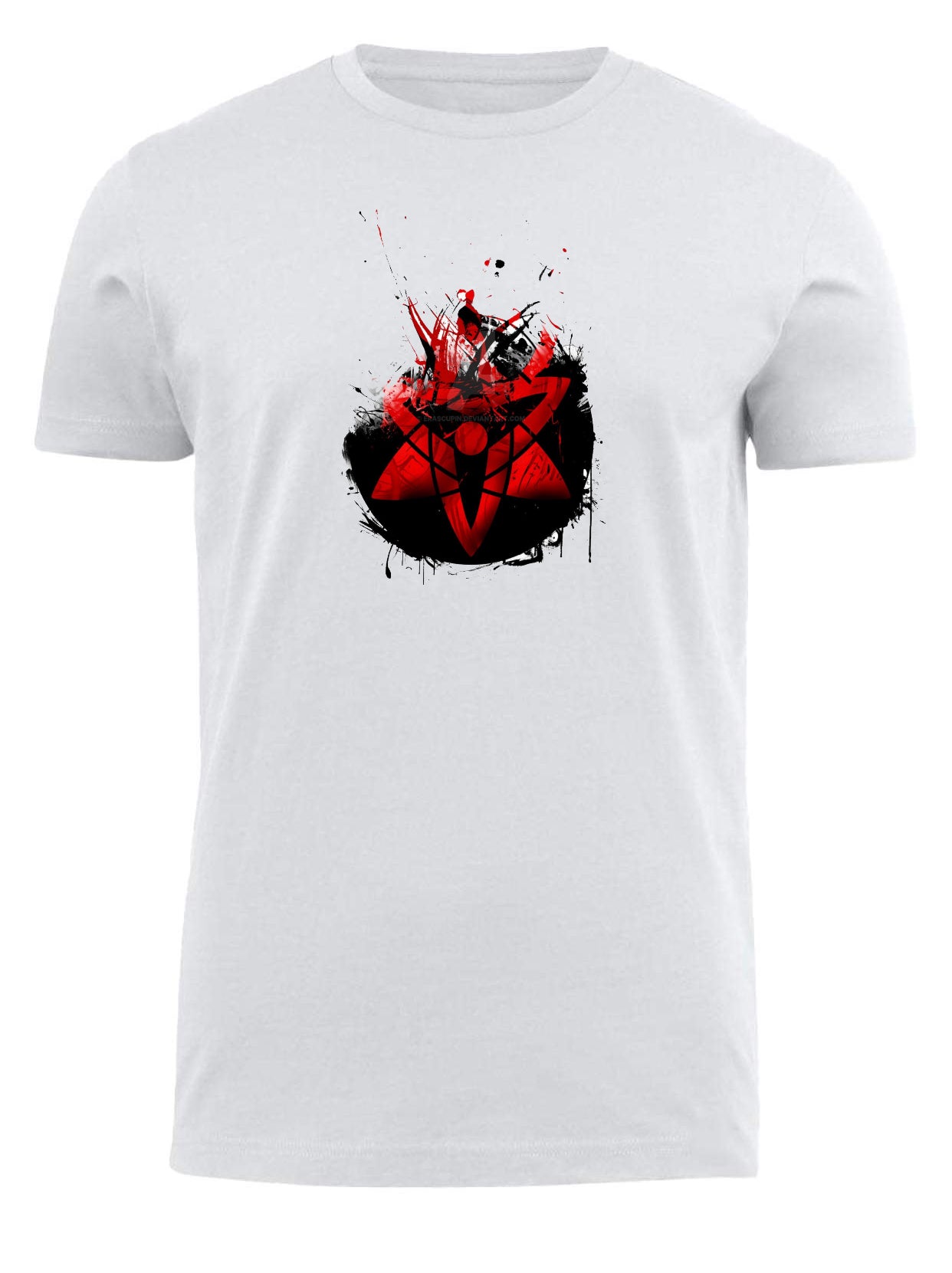 Naruto Shippuden t- shirt fat White 3