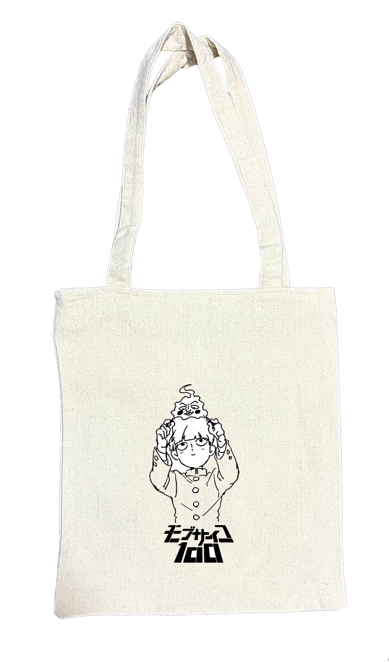 Mob Psycho 100 tote bag beige 3