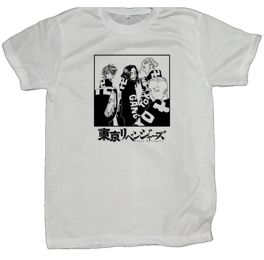 Tokyo Revengers t- shirt fat White 3