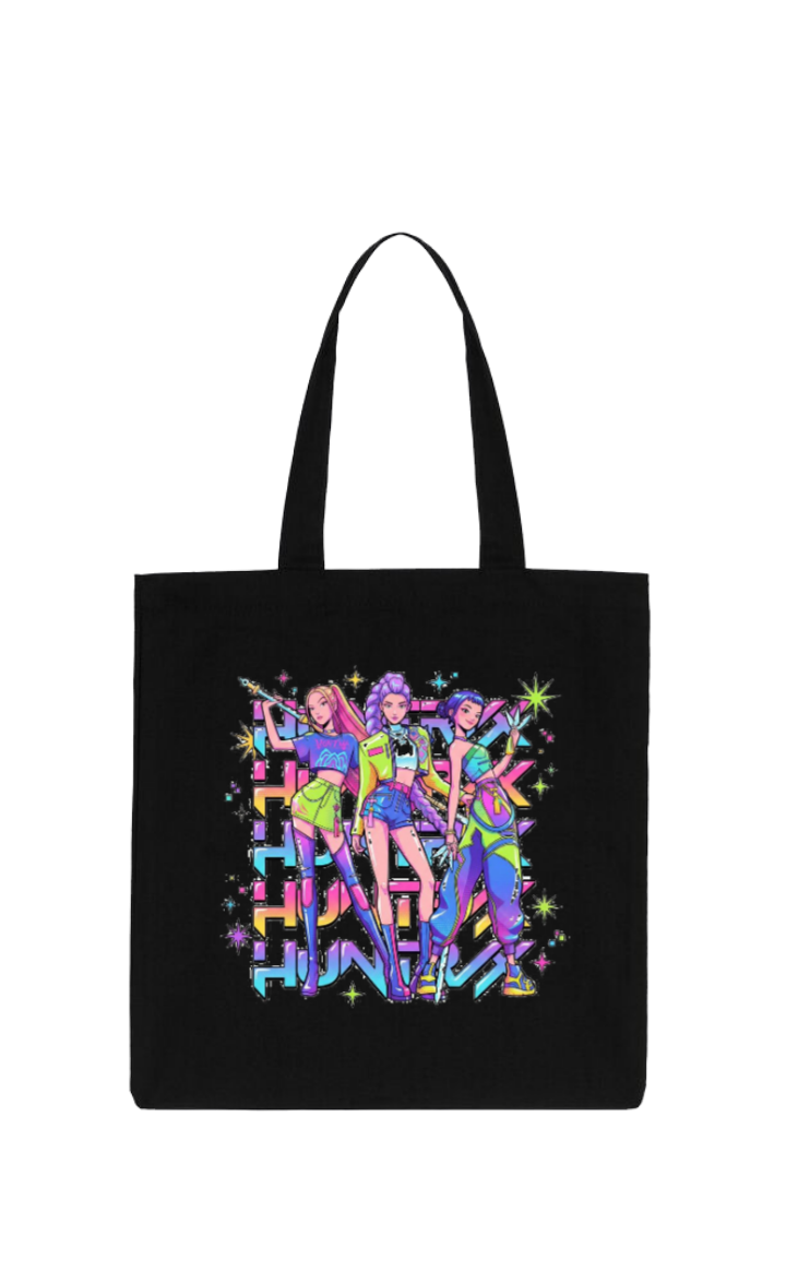 Hunterix kpop tote bag Black 3