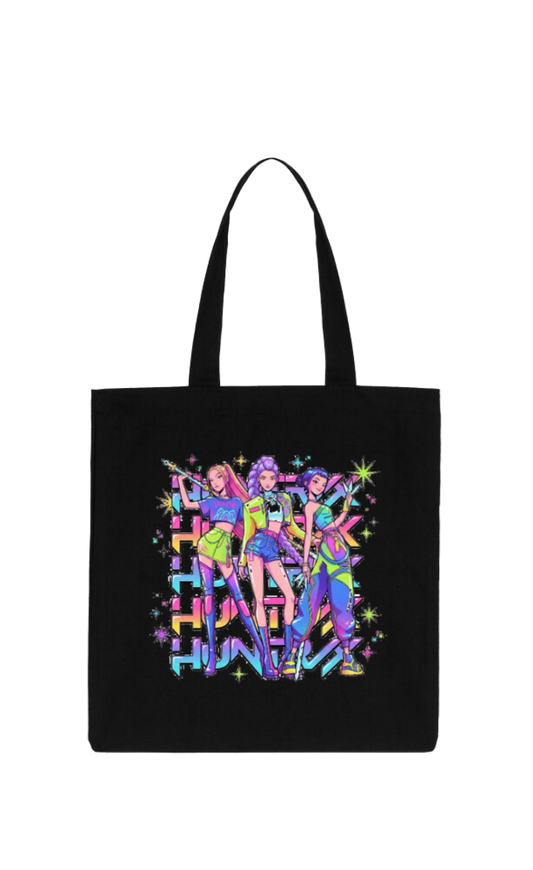 Hunterix kpop tote bag Black 3