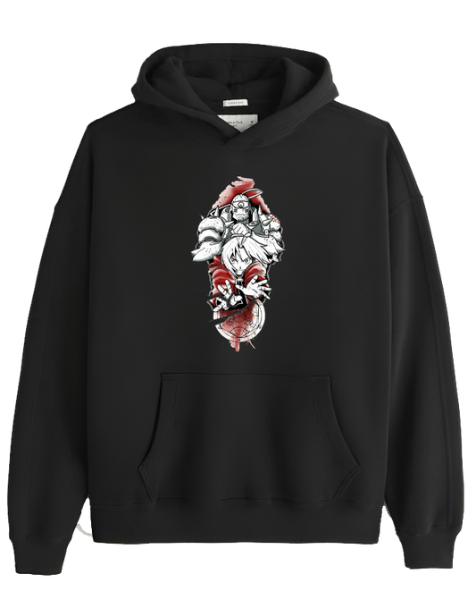full metal alchamest One Size hoodie Black 3