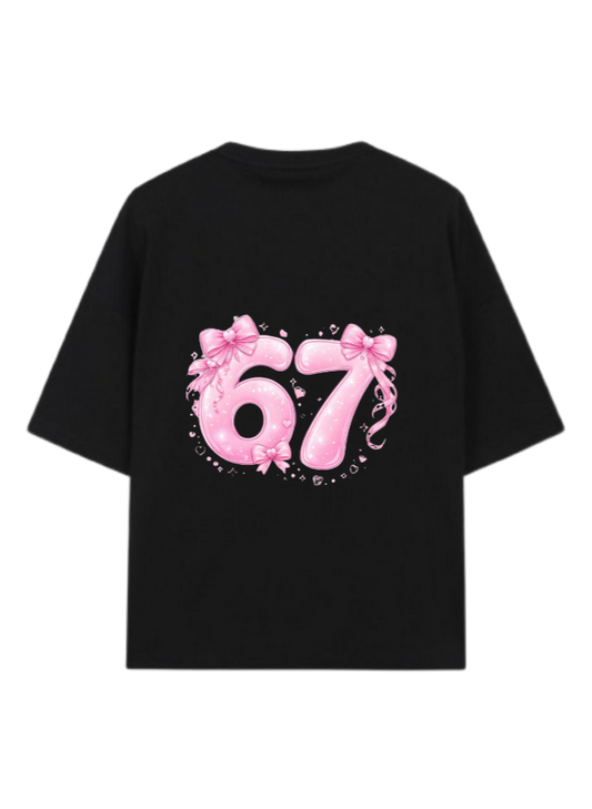 67 designs One Size t- shirt Black Back 3