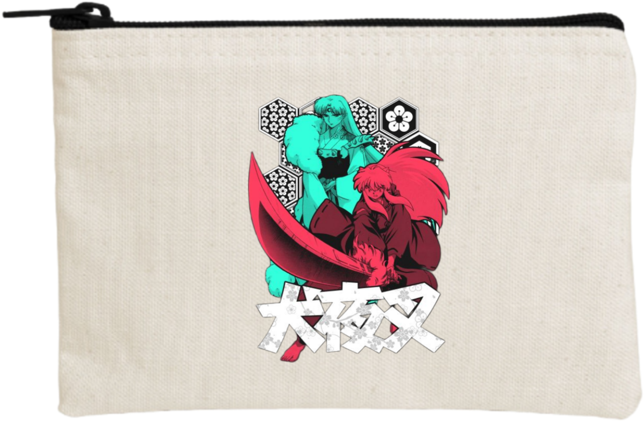 Inuyasha wallet pencil case Beige 3