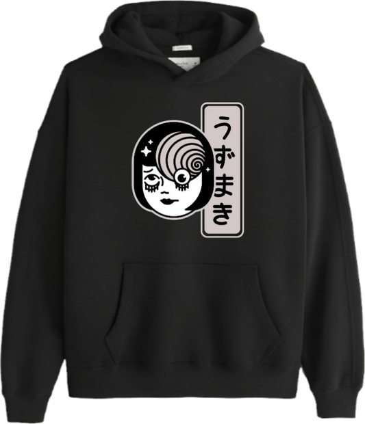 Tomie Kawakami Over Size hoodie Black 3