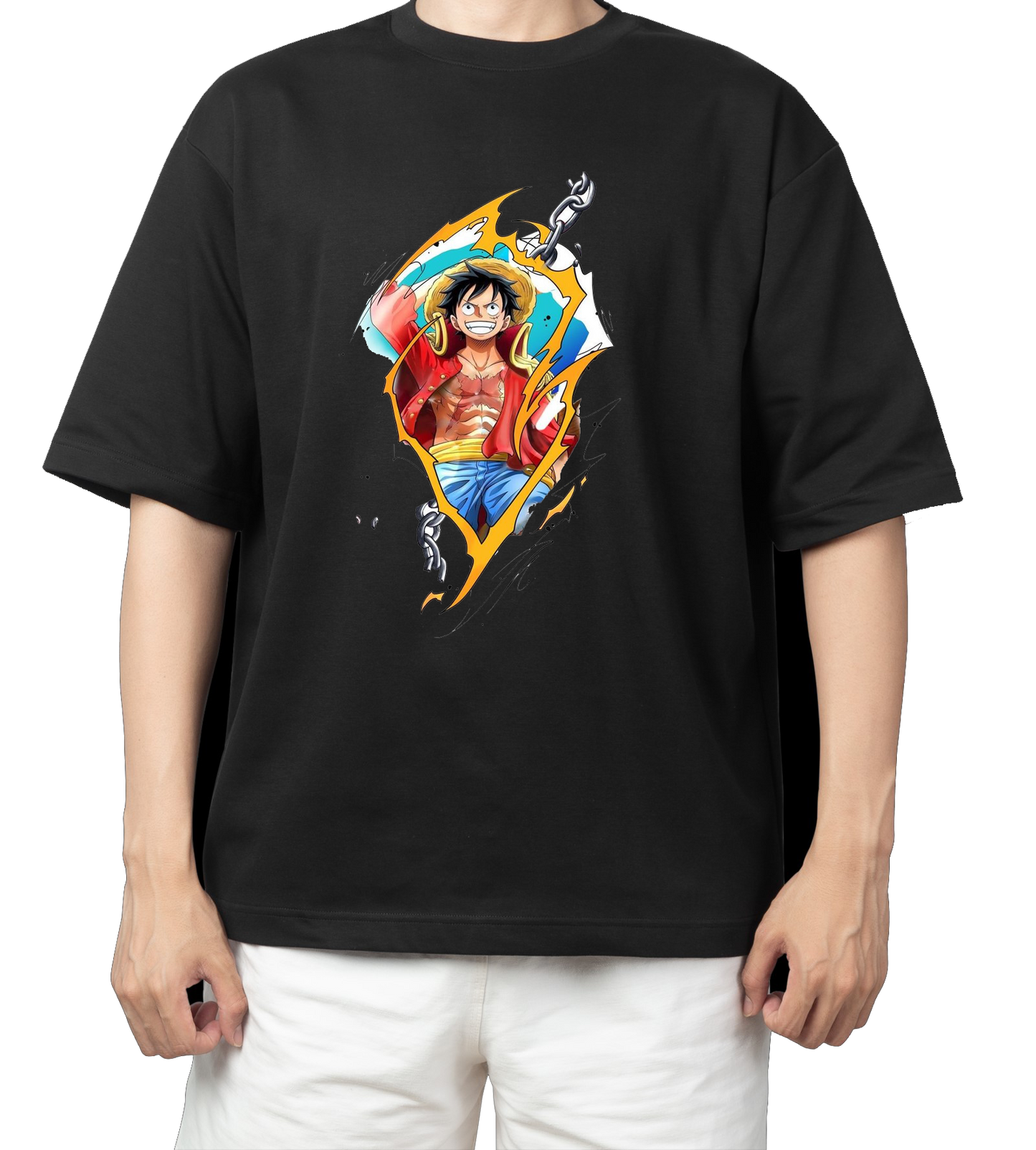 one piece t- shirt One Size Black 3