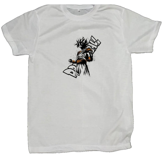 Dragon Ball t- shirt fat White 4