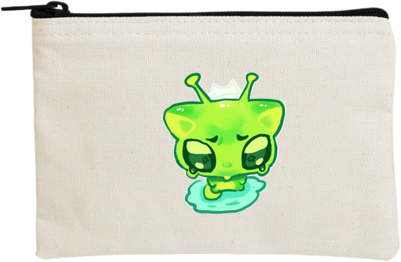 aliens wallet pencil case Beige 3